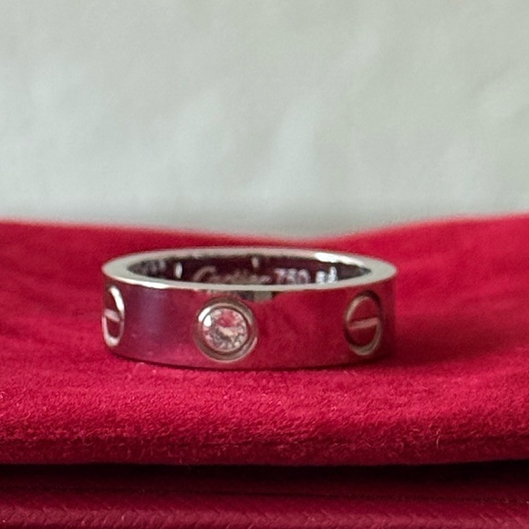 🌟New Stainless Steel Gold Plated Love Ring - Picture 4 of 9